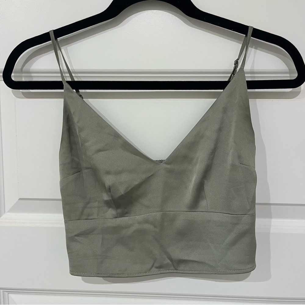 Abercrombie & Fitch Green Camisole Top